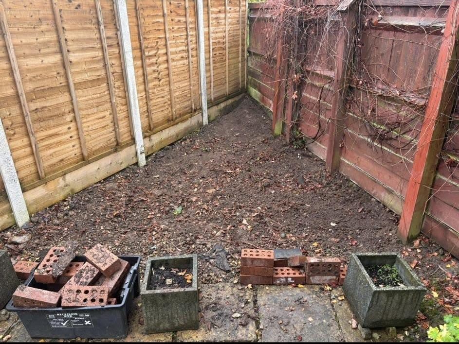 Garden Clearance Transformation before