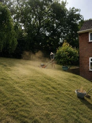 Rear Lawn Maintenance