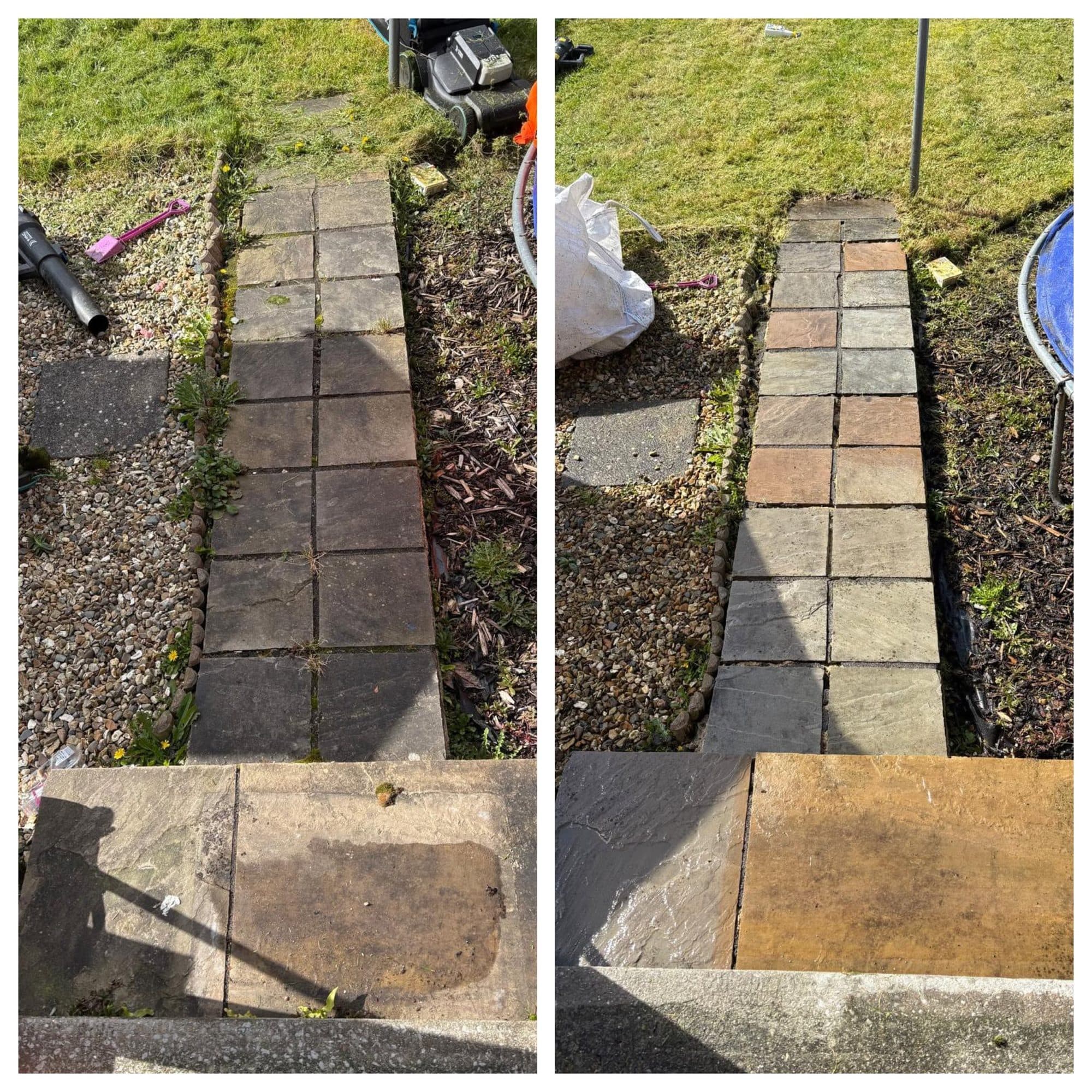 Path Cleaning Before & After